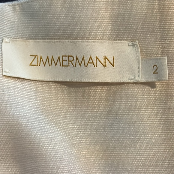 ZIMMERMANN Luminosity Strapless Midi Dress Zimmermann Size 2 - Picture 16 of 17